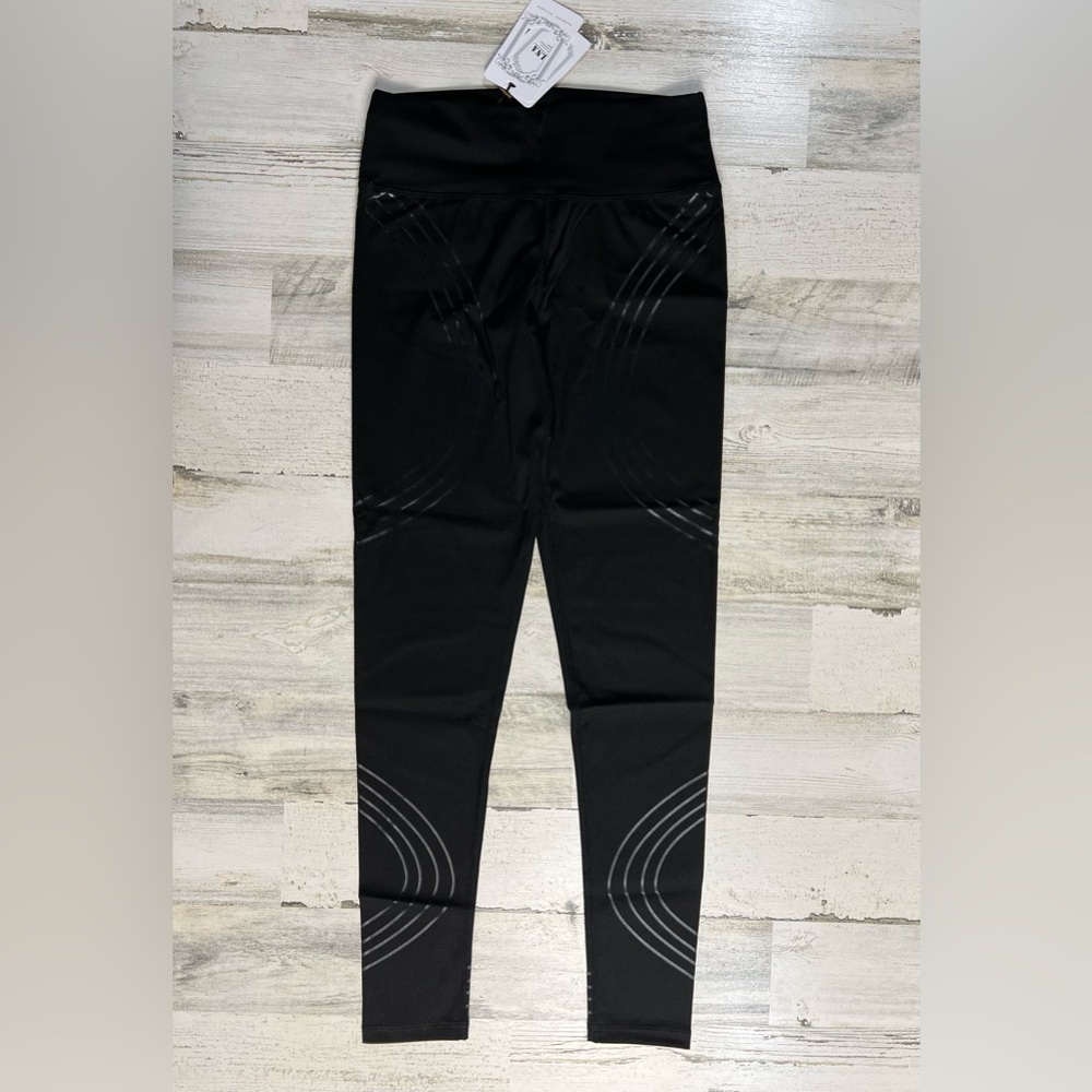 NWT Women's High Waist Workout Leggings Tummy Control Sz. M - Picture 4 of 11